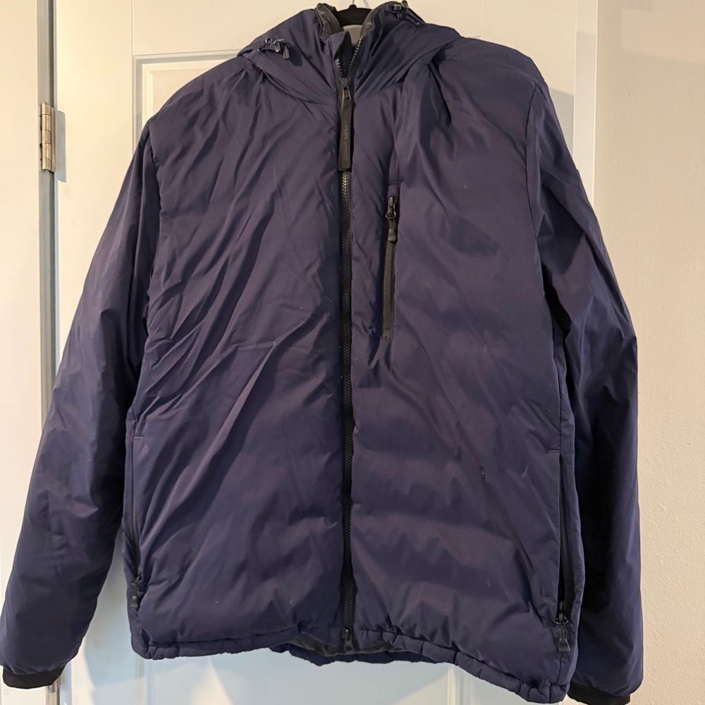 Canada Goose Men's Lodge Hoodie Black Label Navy